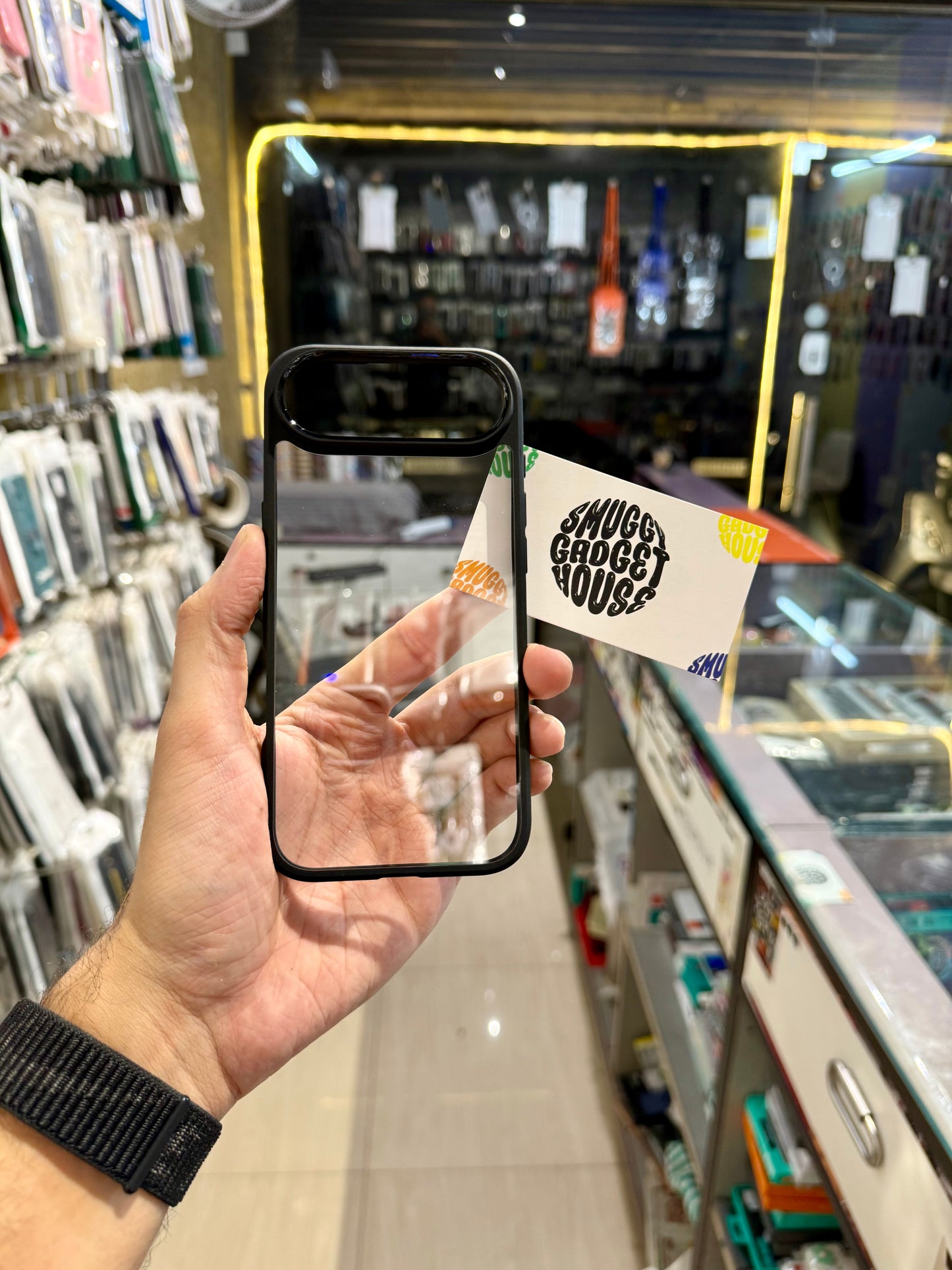 Black Border Anti Yellow Case for Iphone