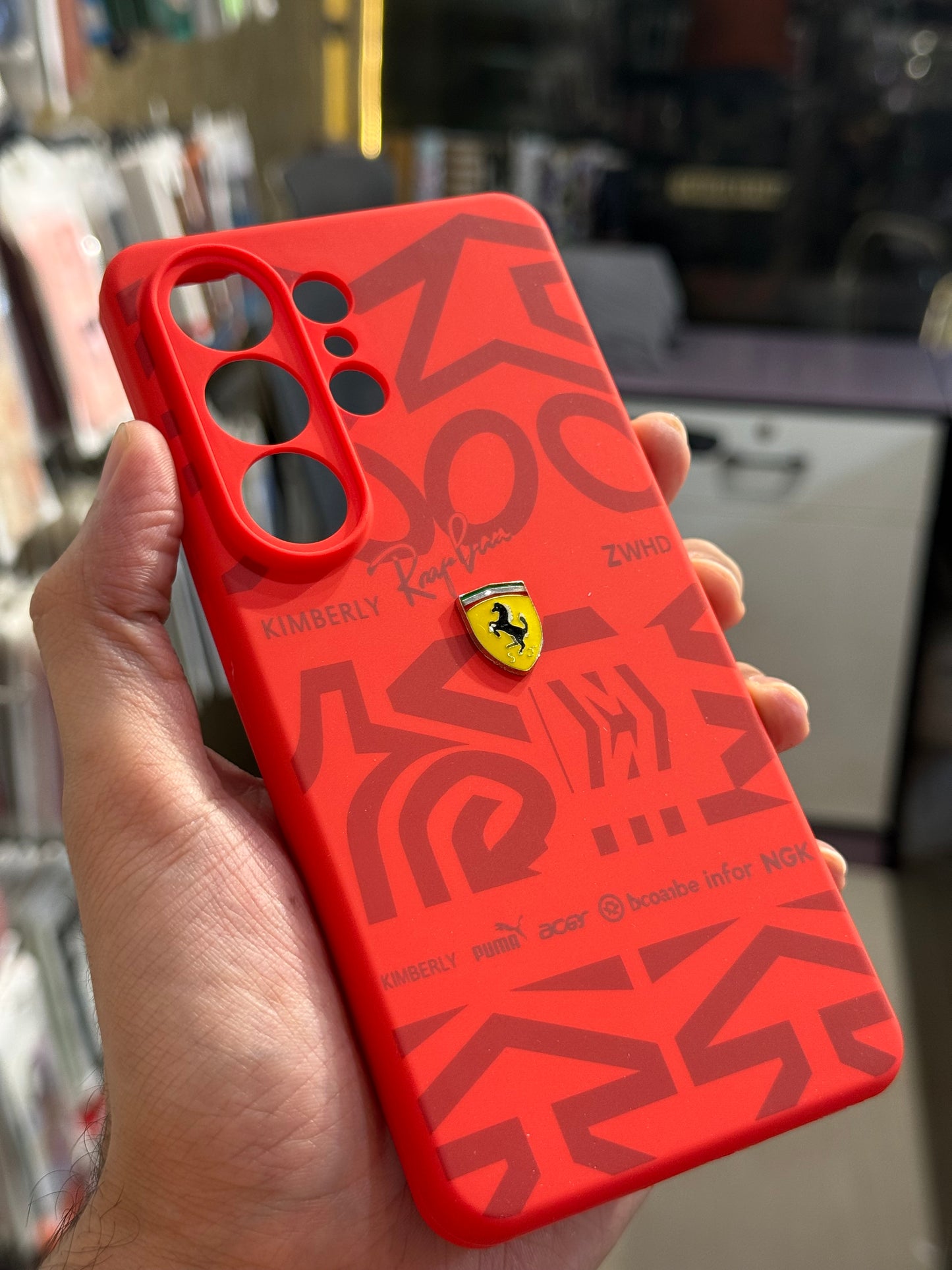 New Ferrari Silicone Case for SAM Galaxy (Cars)