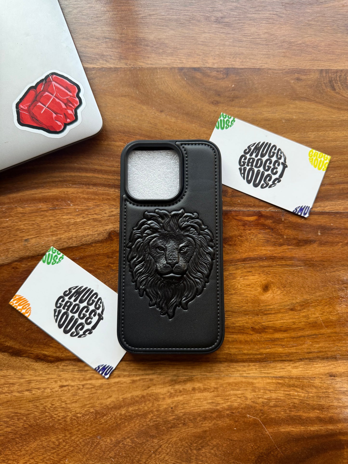 Lion Leather Case for Iphone