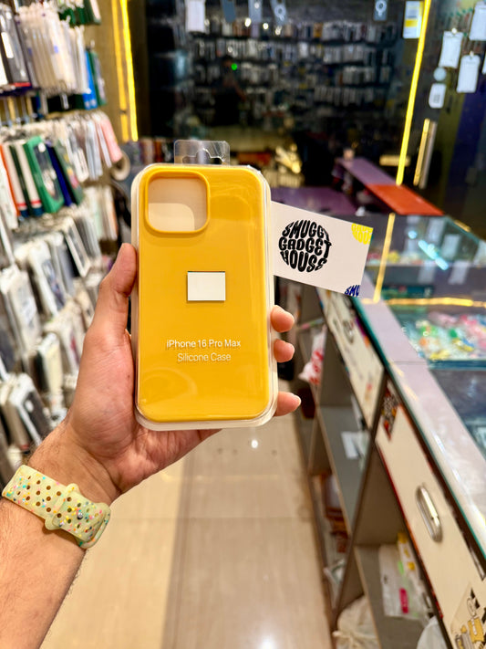 Mustard Yellow Silicone Case for Iphone