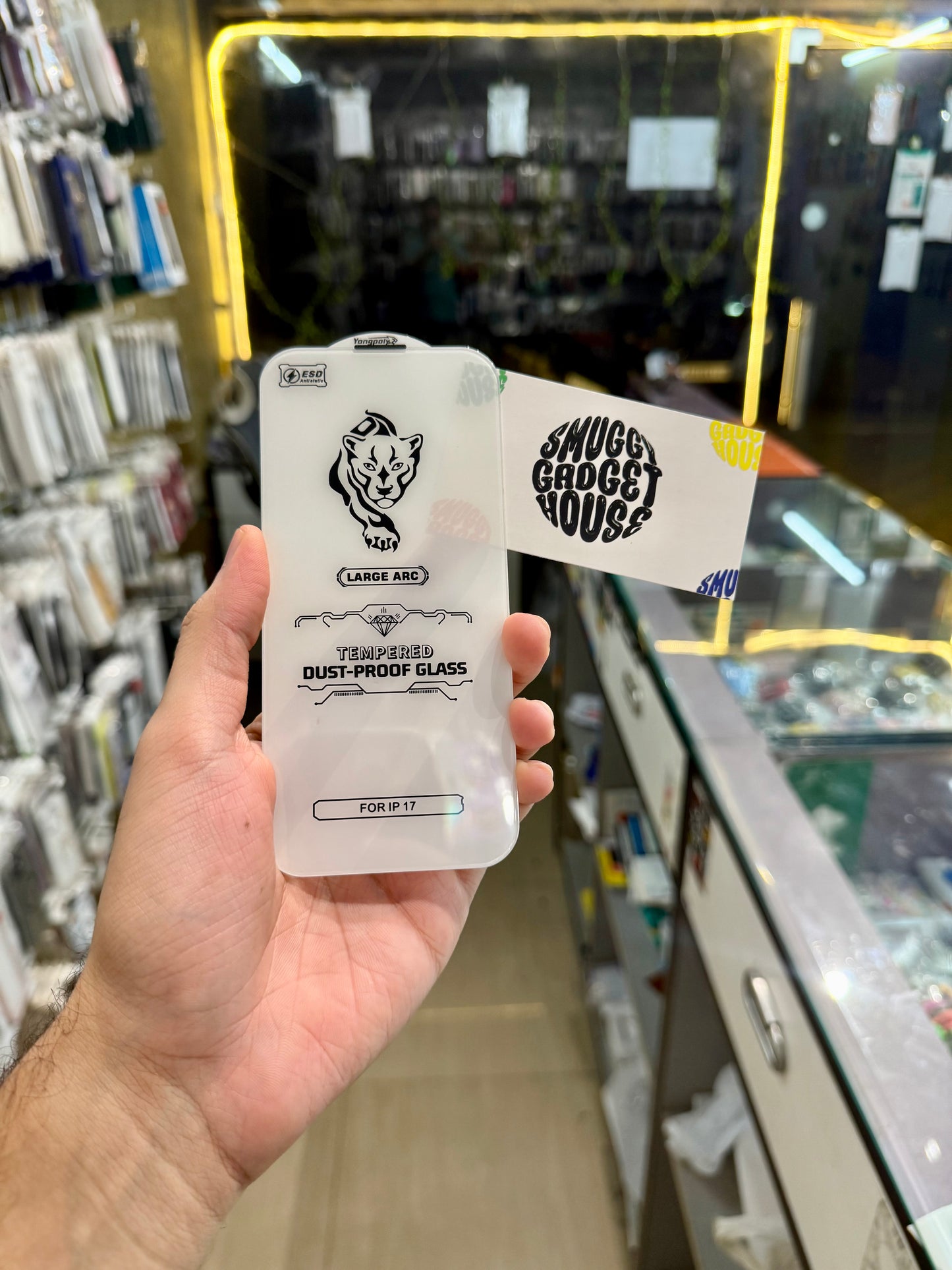 DustProof Tempered Glass Guard for Iphone (Borderless)