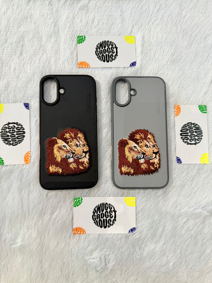 Lion Embroidery Case for Iphone (Twin)
