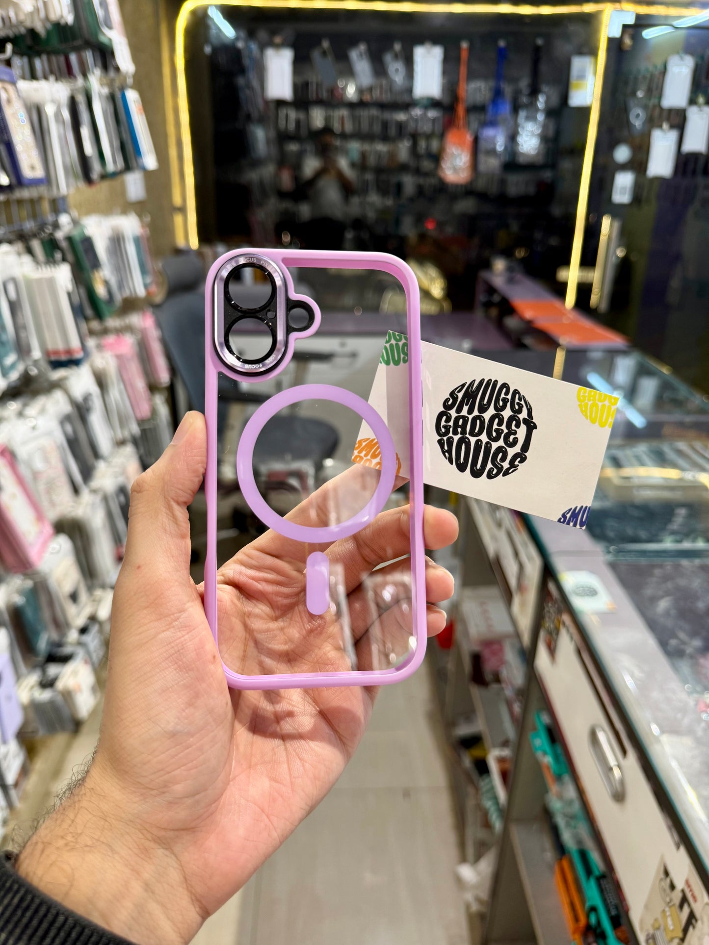 Njyony Anti Yellow Magsafe Case for Iphone (Camera Protection)