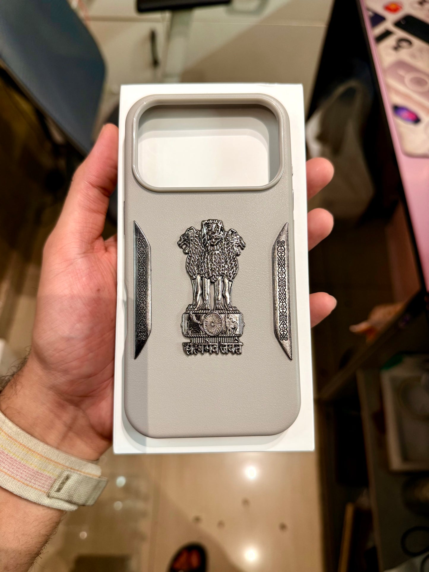 Satyamev Jayate Og Leather Case for Iphone