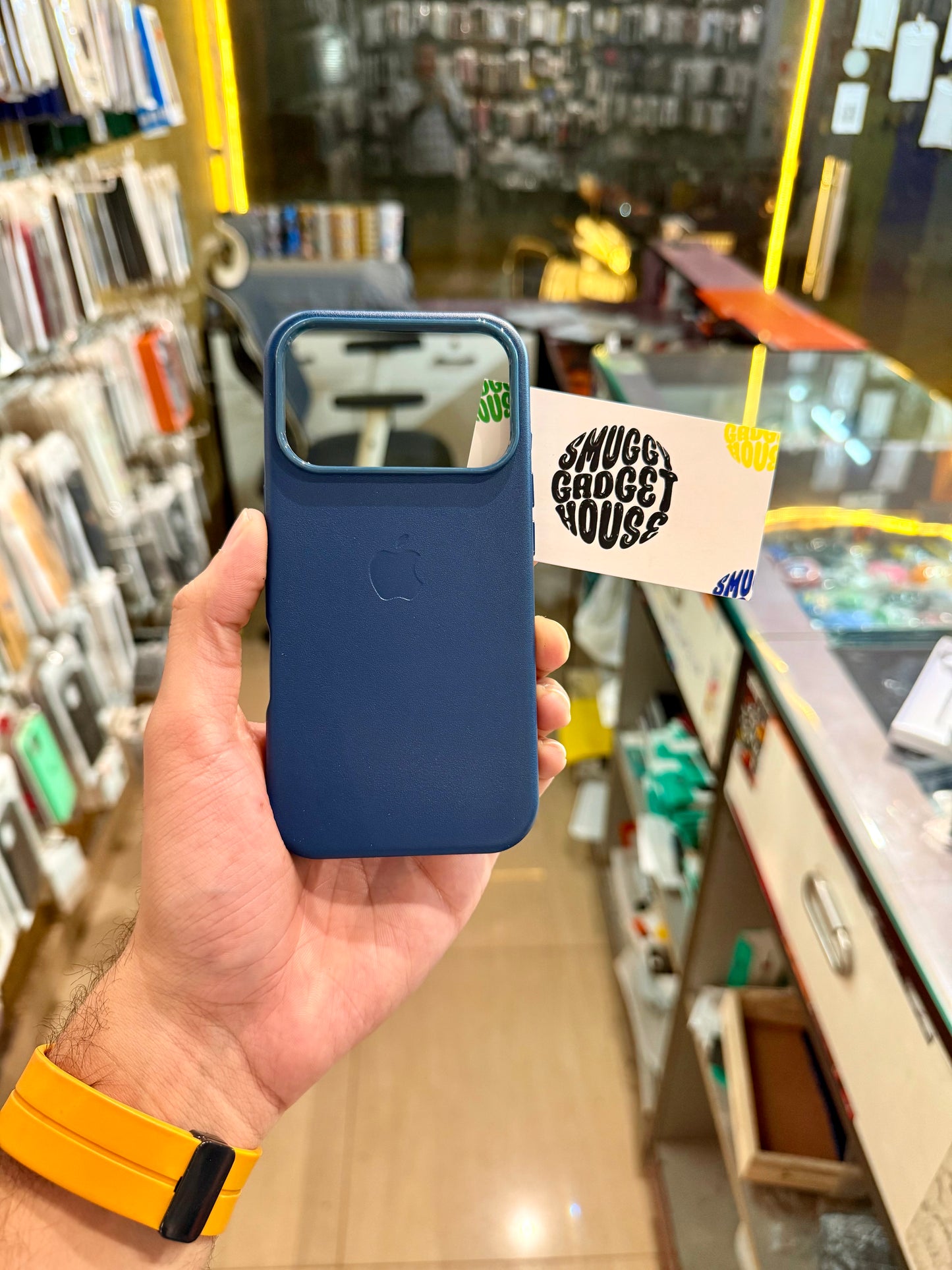 Og Leather Magsafe Case for Iphone (with Animation PopUp)