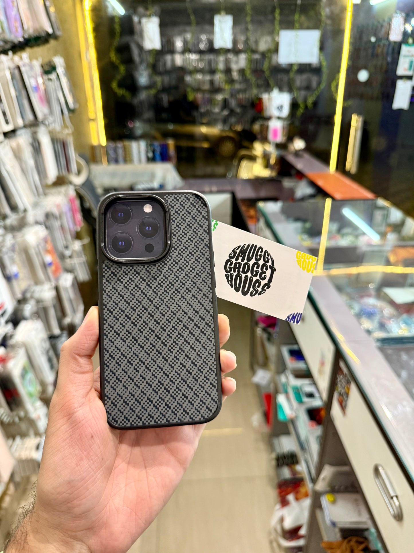 Slim Carbon case for IPhone