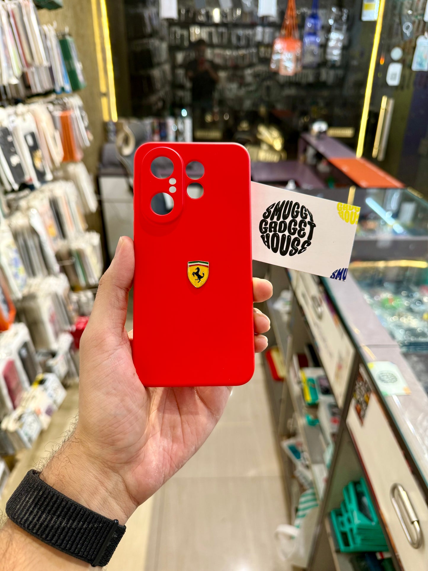Ferrari Silicone Case for Vivo (Cars)