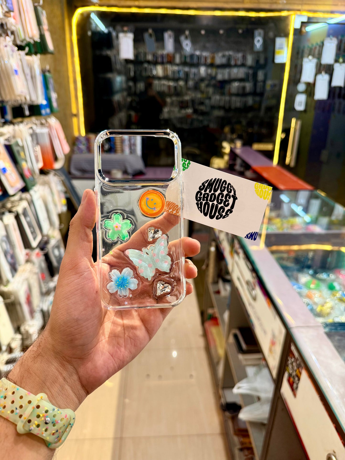 Transparent Bow Case for Iphone (Cute)