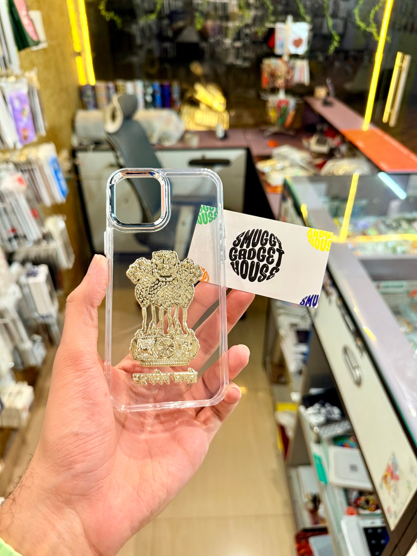 Transparent Satyamev Jayate Case for Iphone