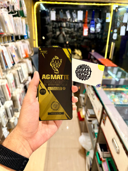 AG Matte Privacy Tempered Glass Guard for SAM Galaxy