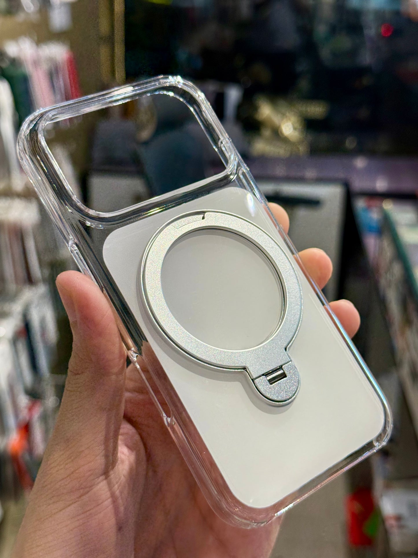 Anti Yellow 360 Ring Stand Case for Iphone