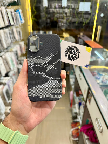 Black Mountain Aramid Carbon Fibre MagSafe Case for Iphone