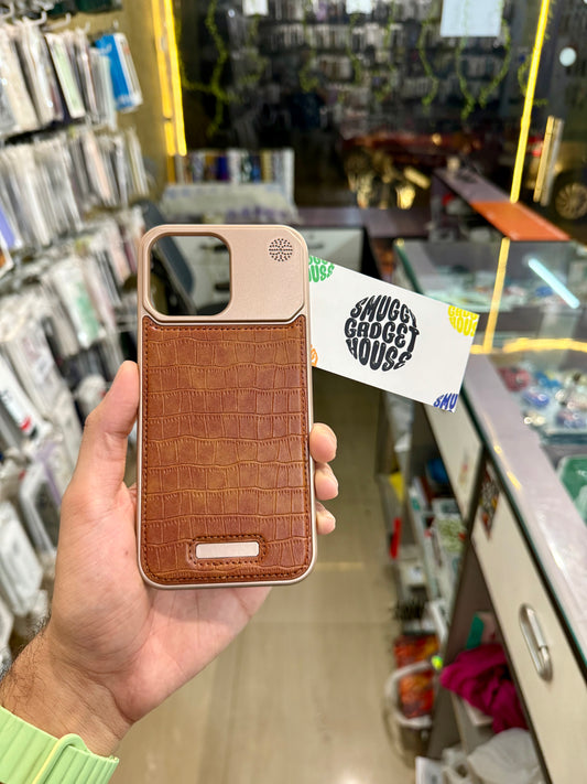 Textured Leather Magsafe Case for Iphone (Borderless)