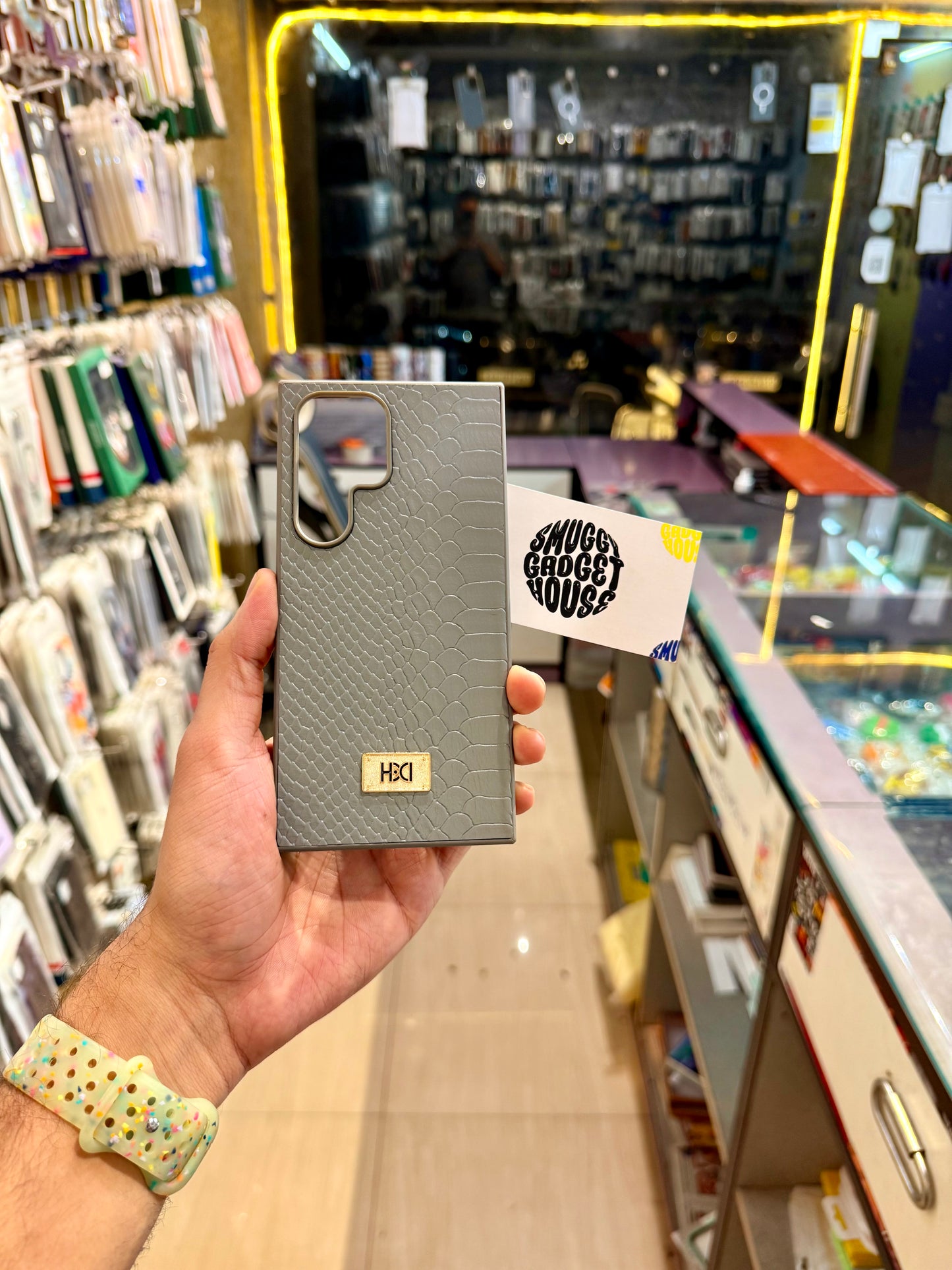 Textured Leather Case for SAM Galaxy