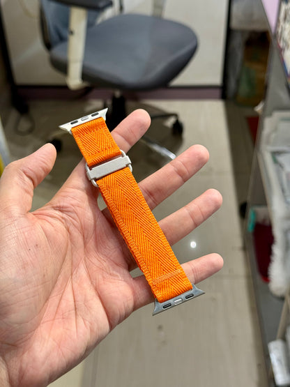 Orange Velcro Expedition Strap for Iwatch