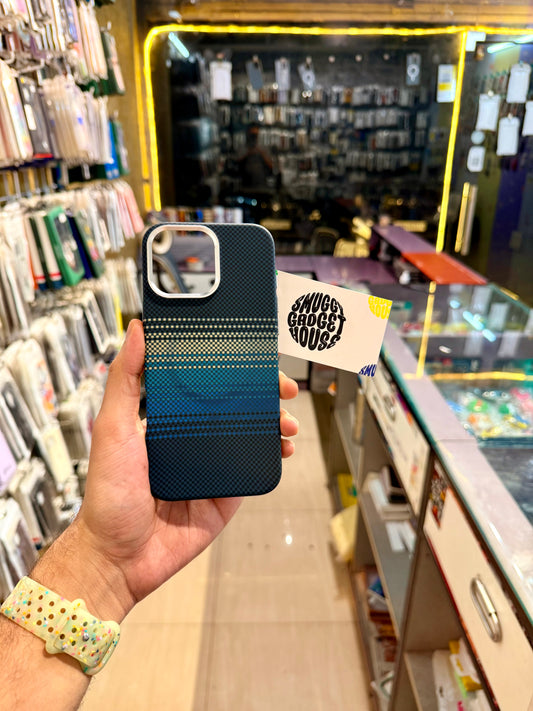 Blue Sunset Aramid Magsafe case for Iphone