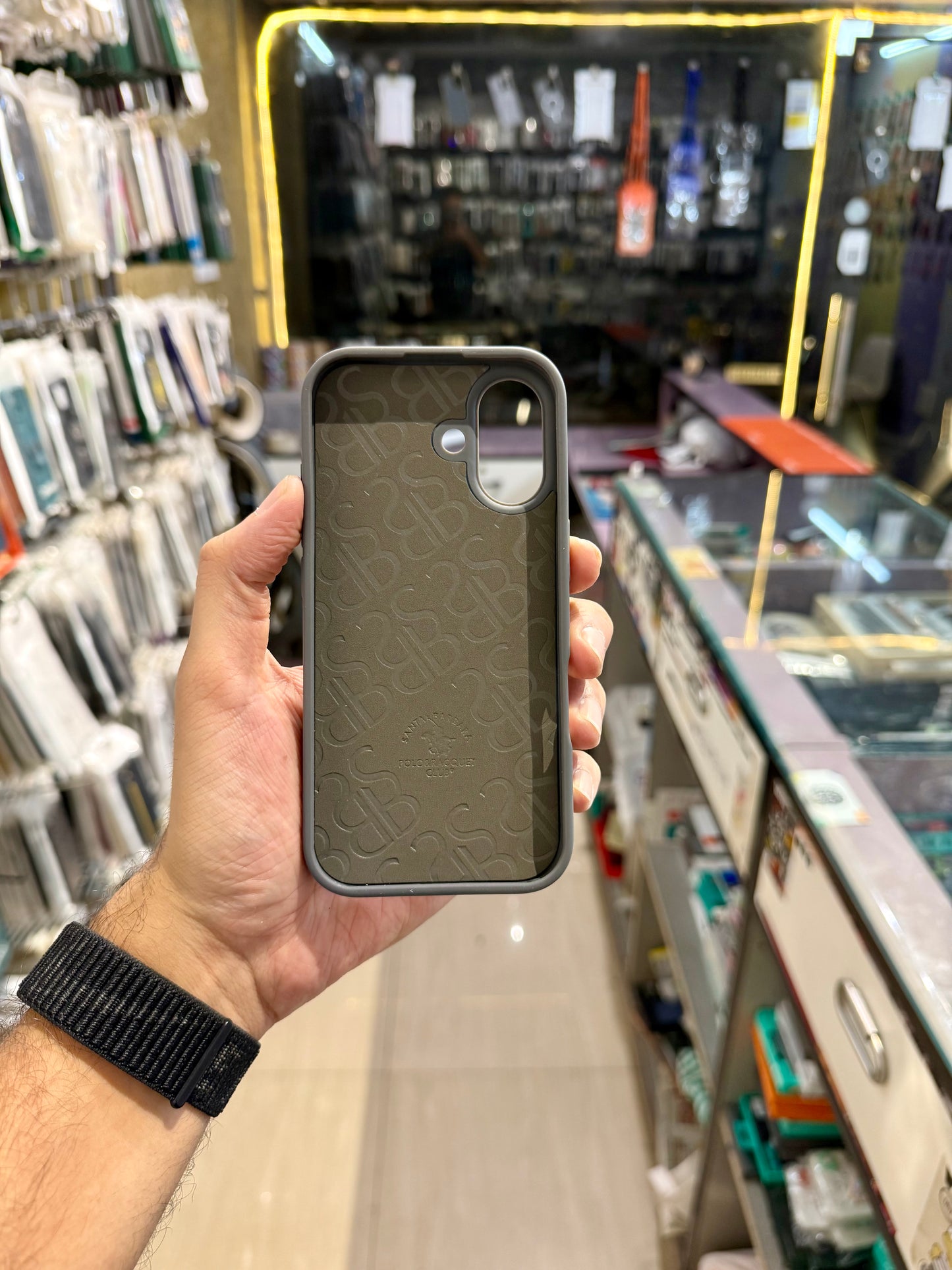 Gray Horse Embroidery Case for Iphone (Number 9)