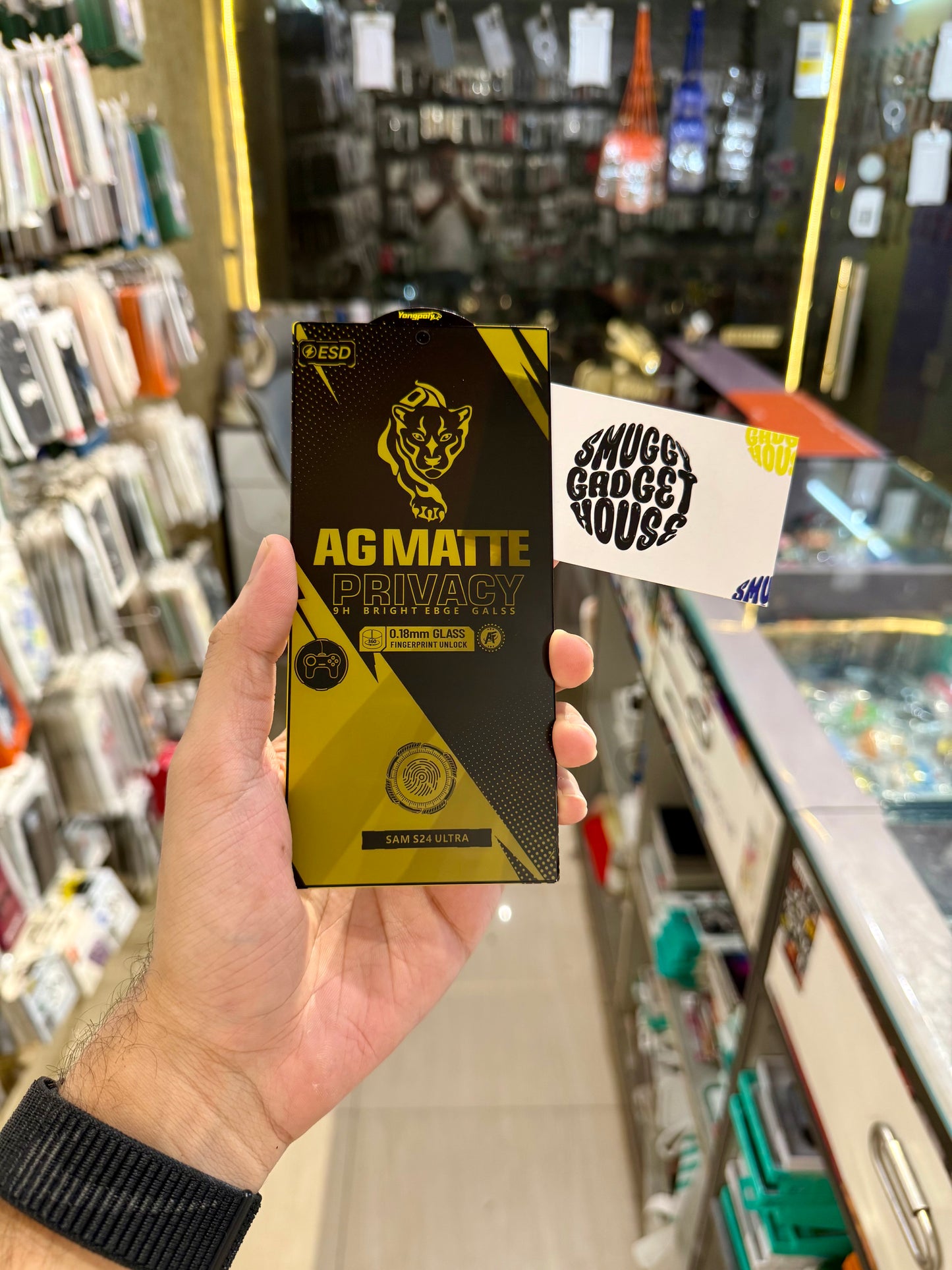 AG Matte Privacy Tempered Glass Guard for SAM Galaxy