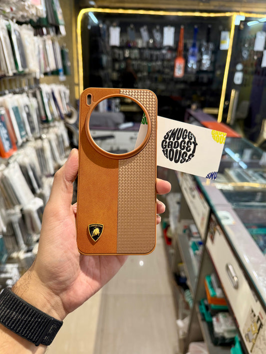 Dual Tone Brown Lamborghini Case for Vivo (Cars)