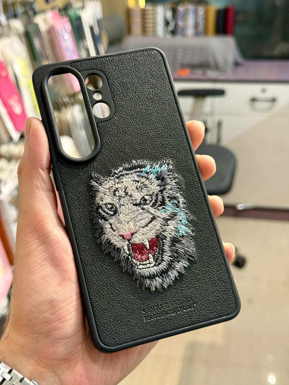 Tiger Embroidery Case for SAM Galaxy