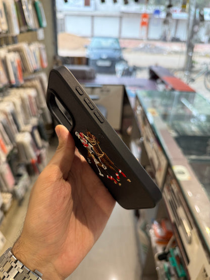 Black Polo Embroidery Case for Iphone