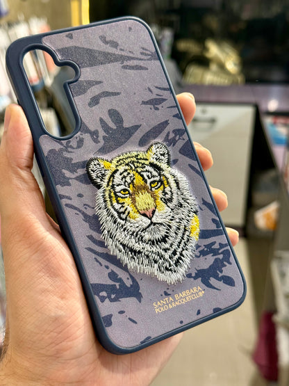 Golden Tiger Embroidery Case for SAM Galaxy