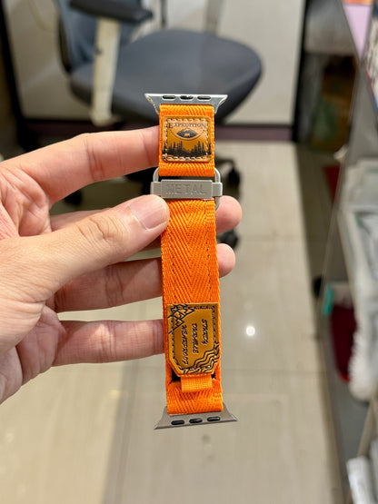 Orange Velcro Expedition Strap for Iwatch