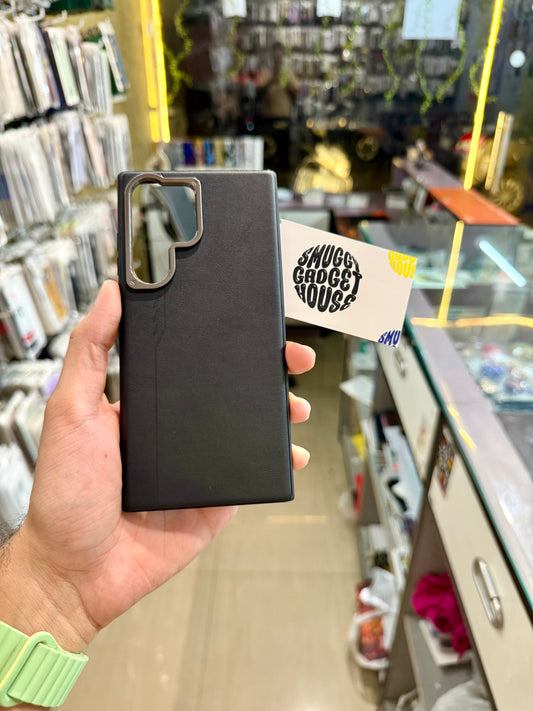 Classic Black Leather Case for SAM Galaxy