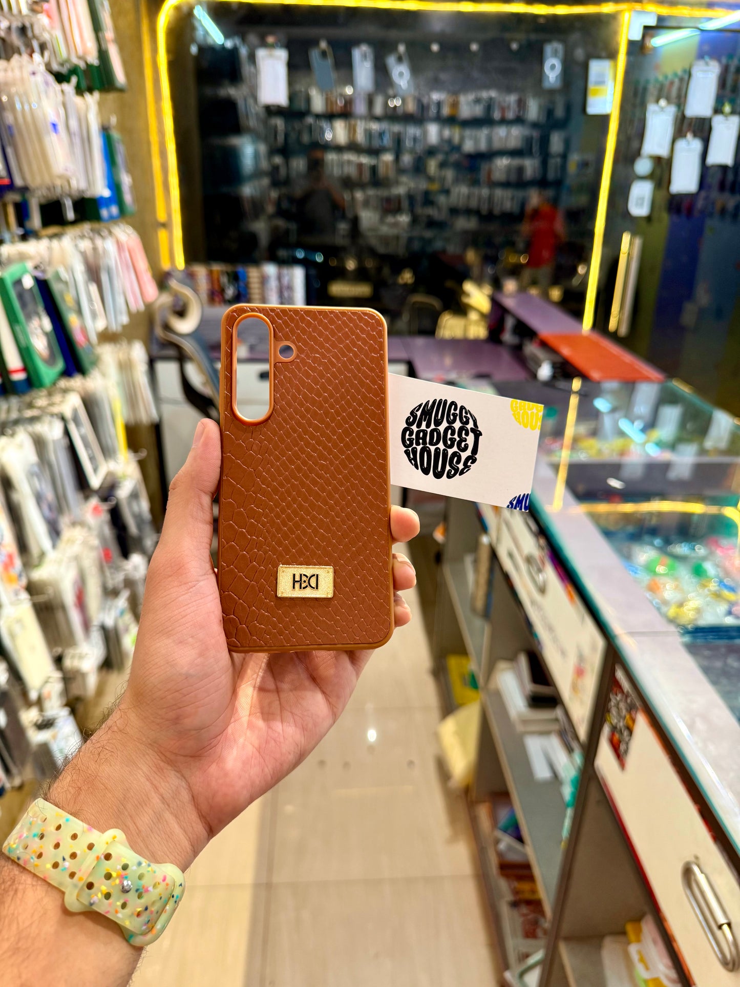 Textured Leather Case for SAM Galaxy