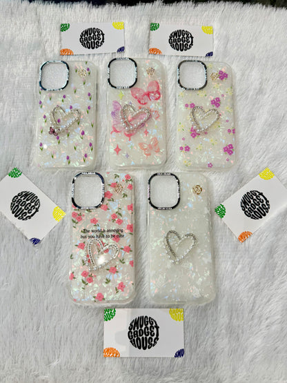 Cute Diamond Case for Iphone (Frosted)