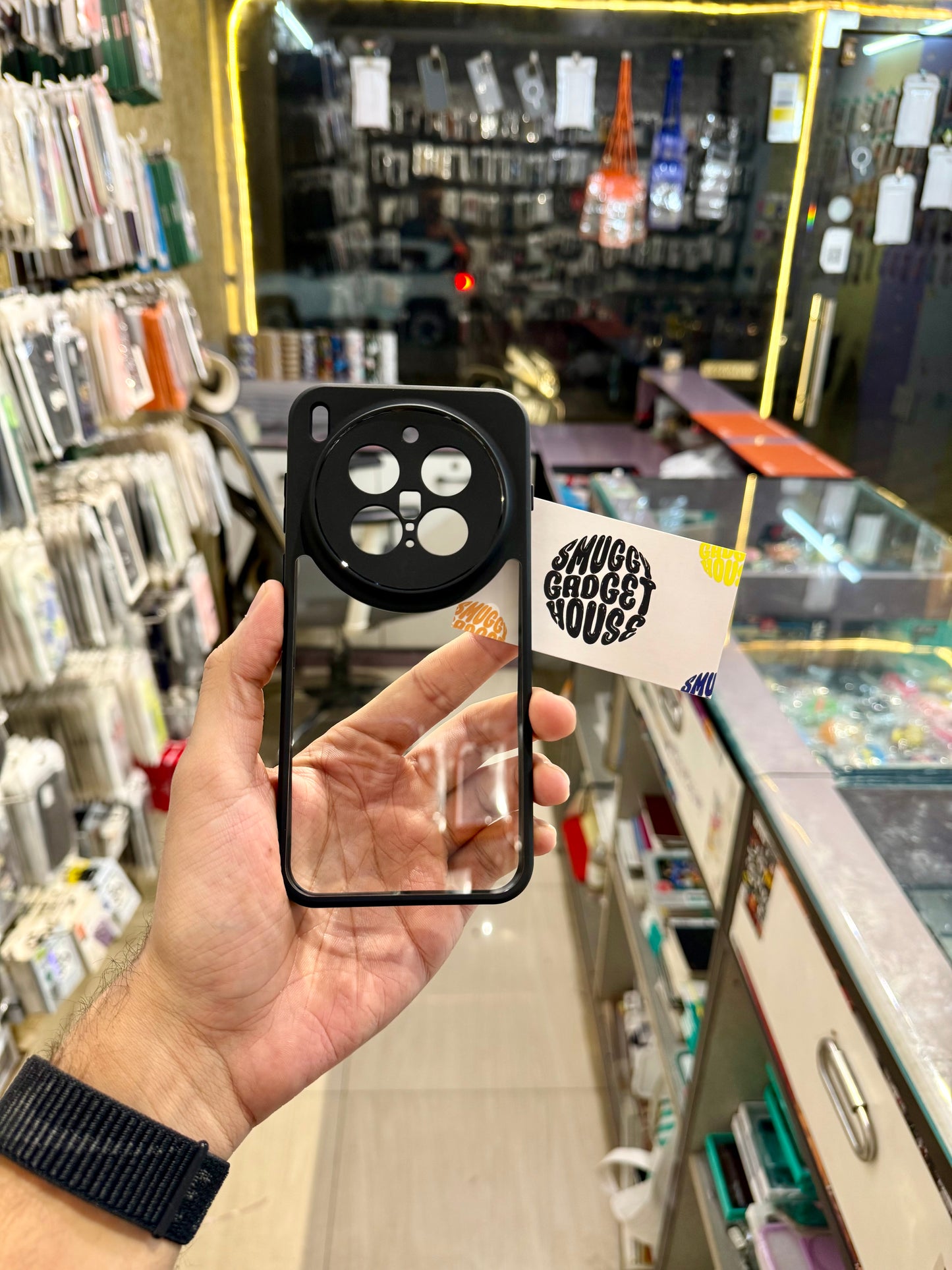 Black Border Anti Yellow Case for Vivo