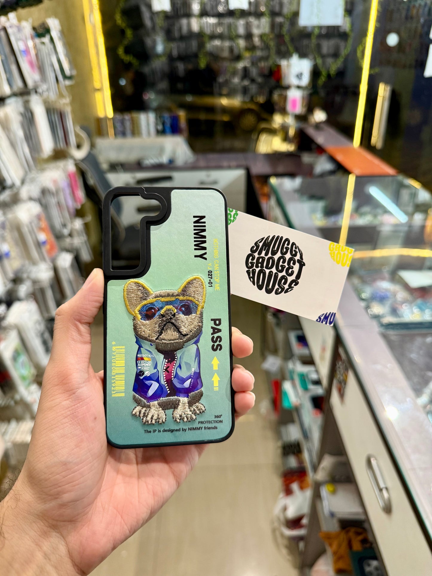 Nimmi Dog Embroidery Case for SAM Galaxy