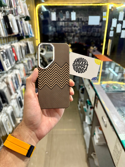 Aramid Gold Fibre MagSafe Case for SAM Galaxy