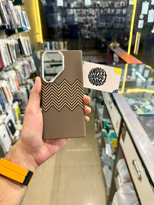 Aramid Gold Fibre MagSafe Case for SAM Galaxy