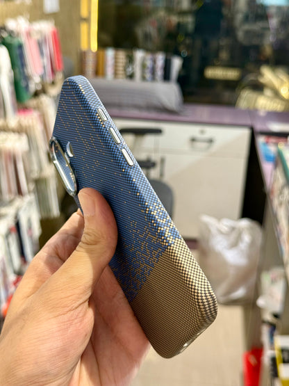 Blue Starlight Aramid MagSafe Case for Iphone