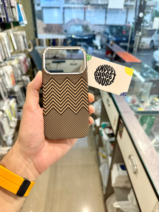 Aramid Gold Fibre MagSafe Case for Iphone