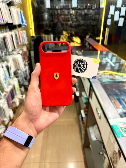 Red Ferrari Silicone Case for Iphone (Cars)