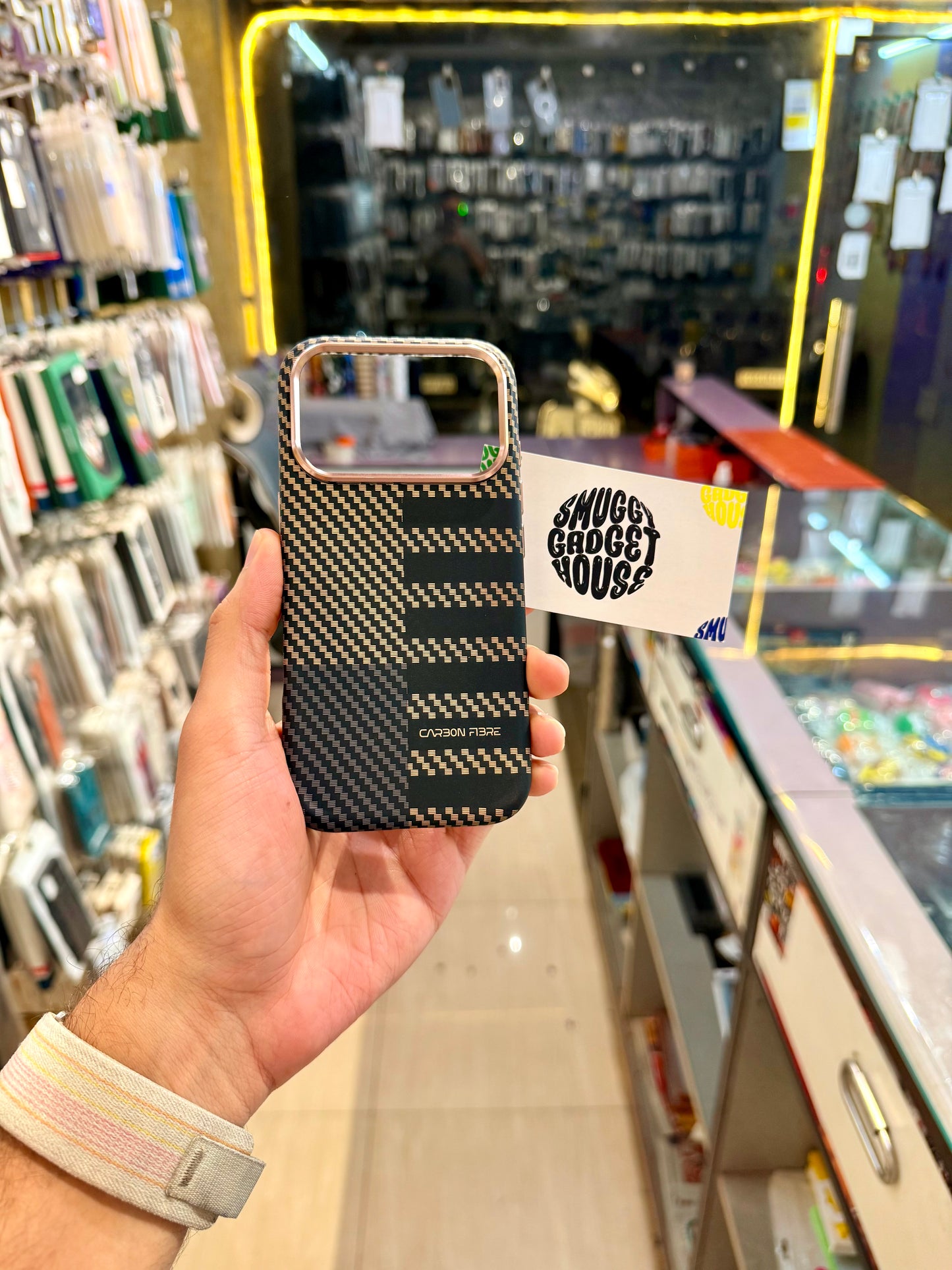 Carbon Fibre MagSafe Case for Iphone