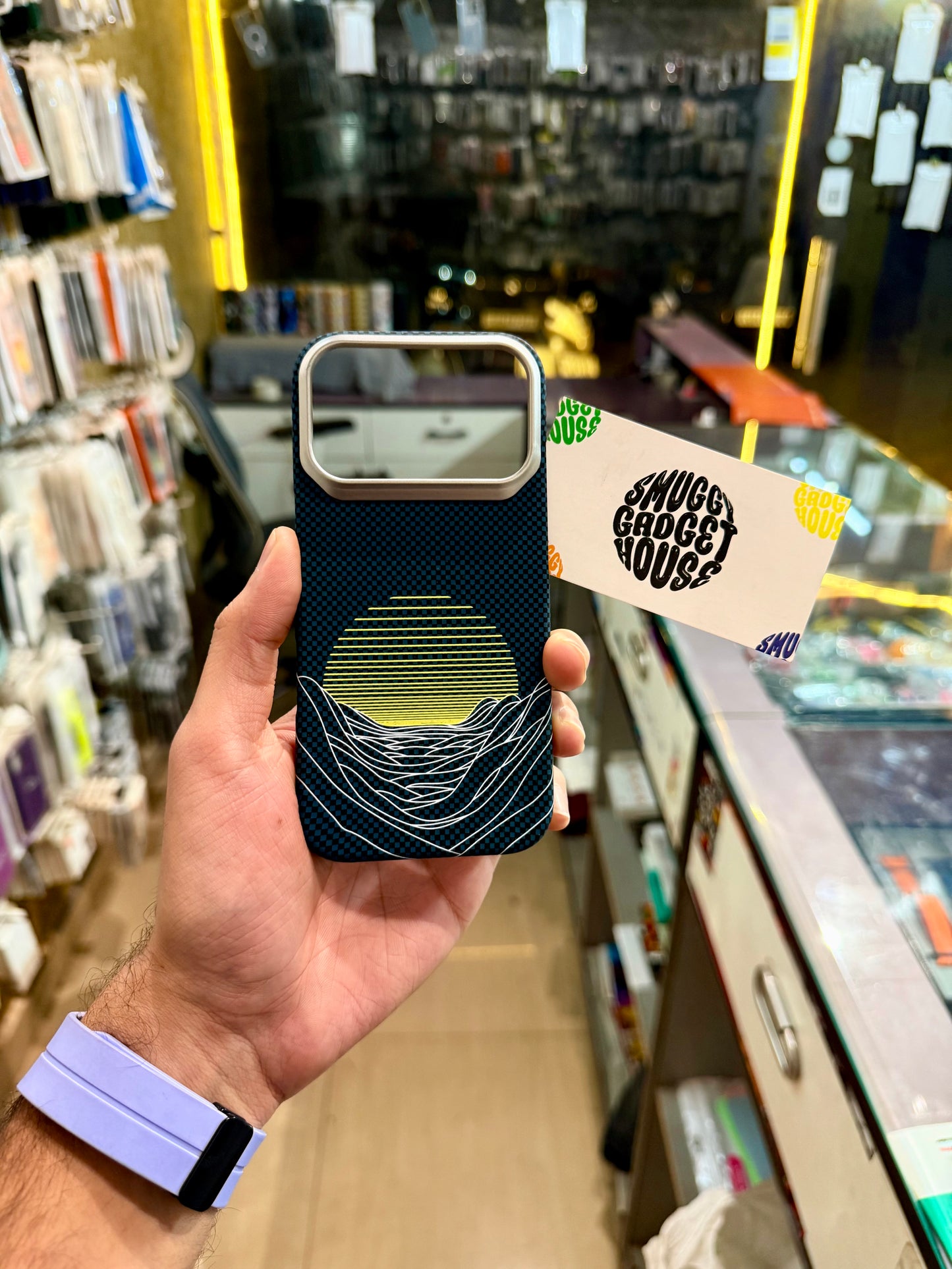 Og Sunset Aramid Fibre MagSafe Case for Iphone (Side Cut)