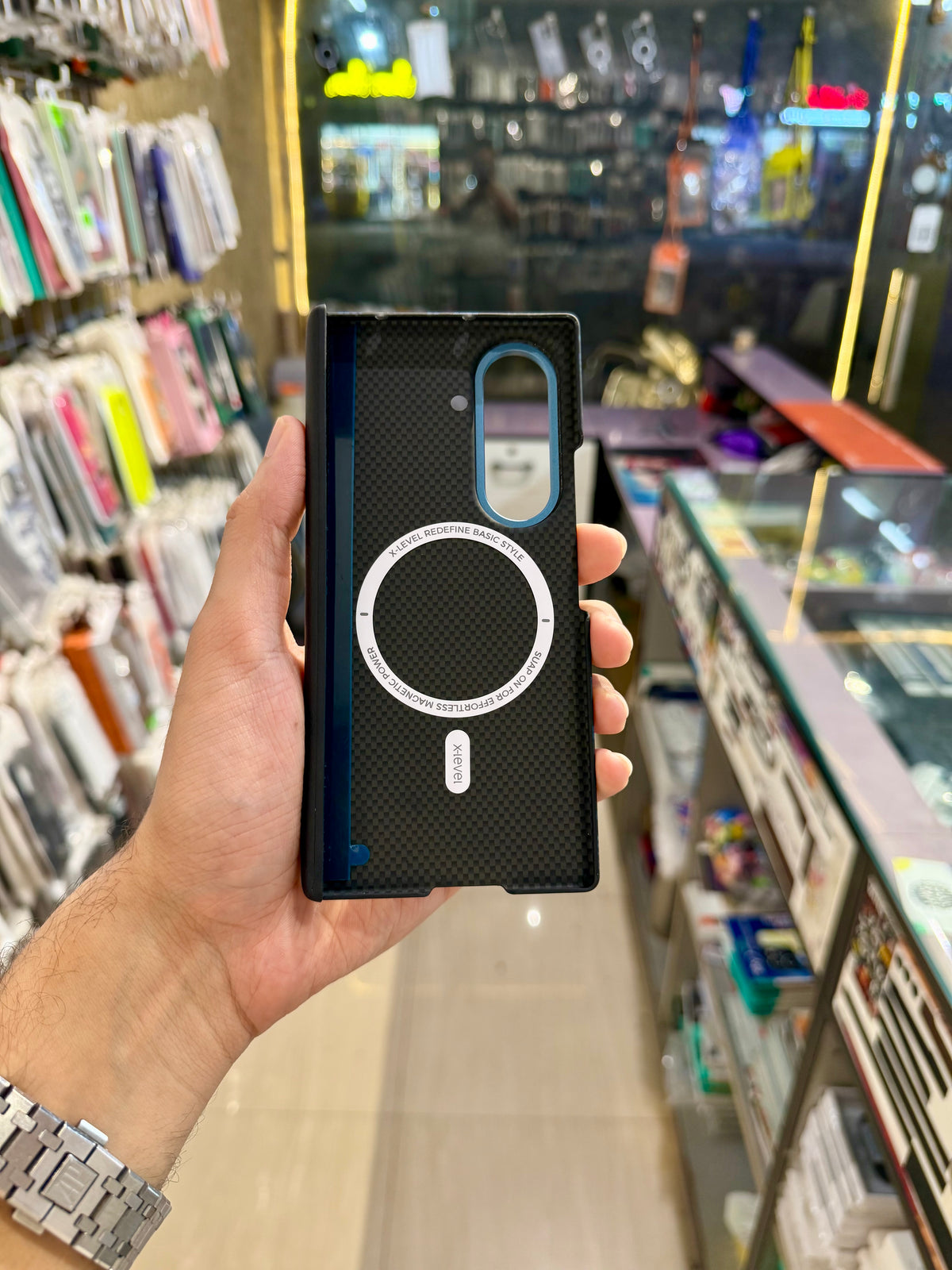 XLevel Nano fibre MagSafe Case for SAM Galaxy Fold (Hinge Protection)