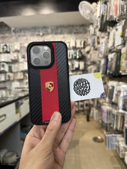 Porsche Leather Textured Case for Iphone (Cars)