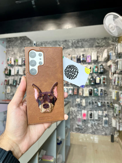 Brown Dog Limited Edition Embroidery Case for Samsungg Galaxy