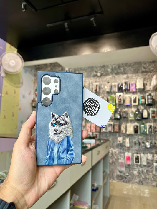 Winter Wolf Limited Edition Embroidery Case for Samsungg Galaxy