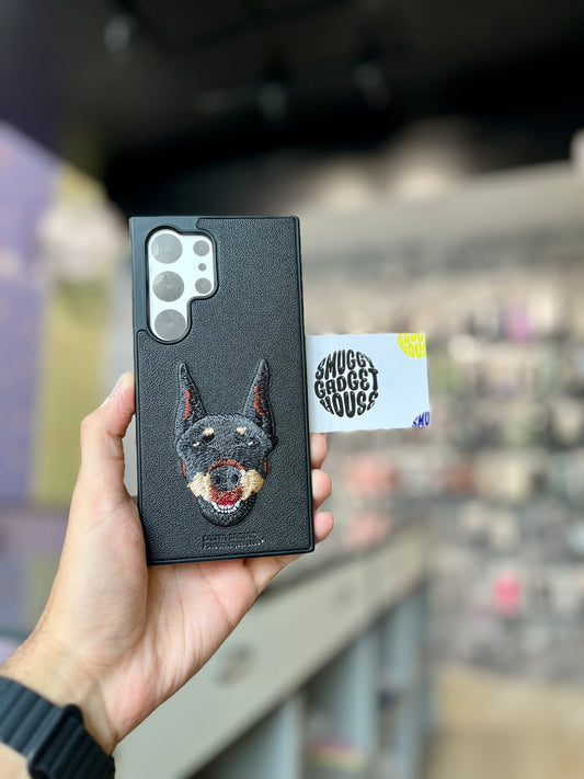 Black Dog Limited Edition Embroidery Case for Samsungg Galaxy