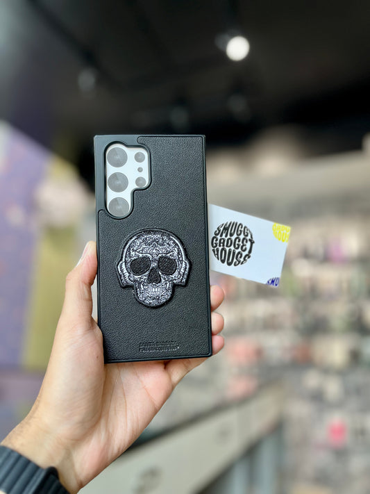 DJ Skull Limited Edition Embroidery Case for Samsungg Galaxy (Black)