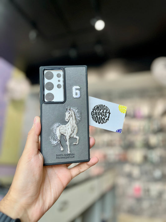 Grey Horse Limited Edition Embroidery Case for Samsungg Galaxy (No. 6)