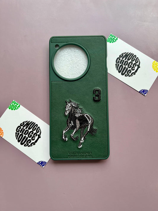 Green Horse Limited Edition Embroidery Case for OnePlus (No. 3)