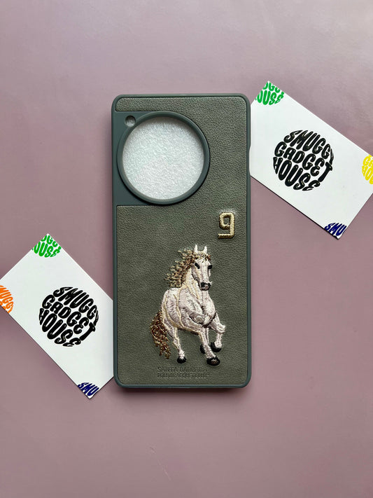 Grey Horse Limited Edition Embroidery Case for OnePlus (No. 9)