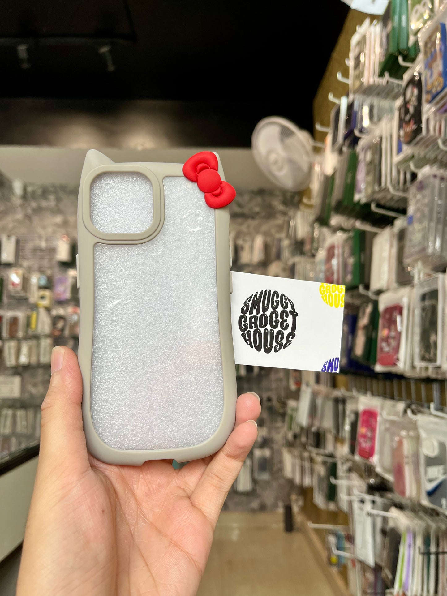 Bow Transparent Limited Edition Case for Iphone (Cute)