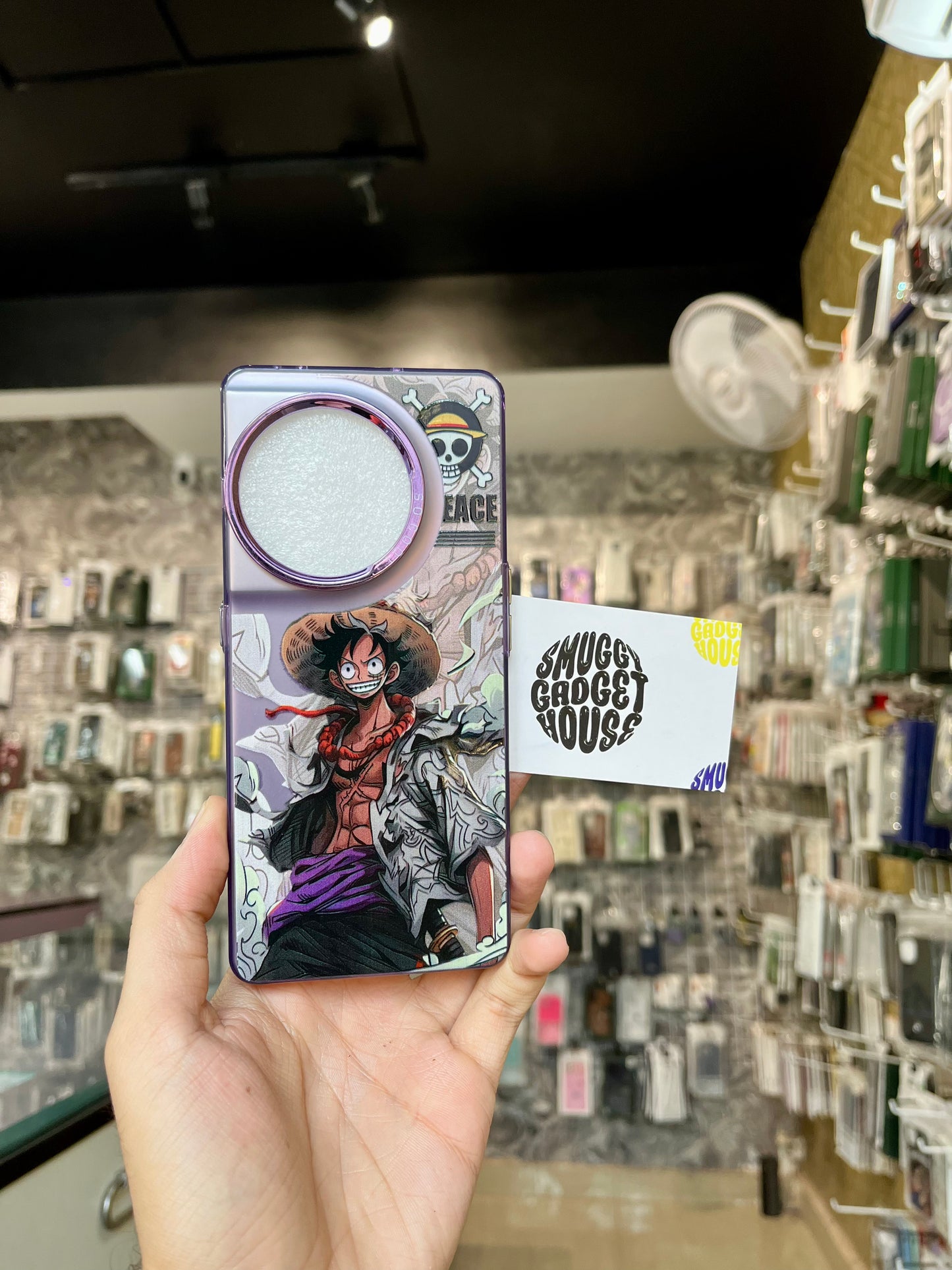 OnePiece Luffy Limited Edition Anime Case for OnePlus (Purple)